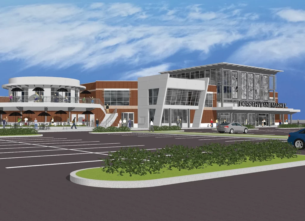 Exterior rendering | Dorothy Lane Market