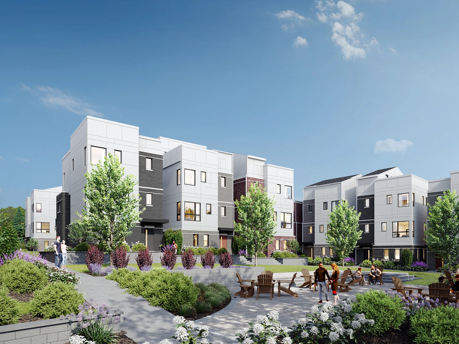 Central park | City Series: Station Court in College Hill, Cincinnati, Ohio