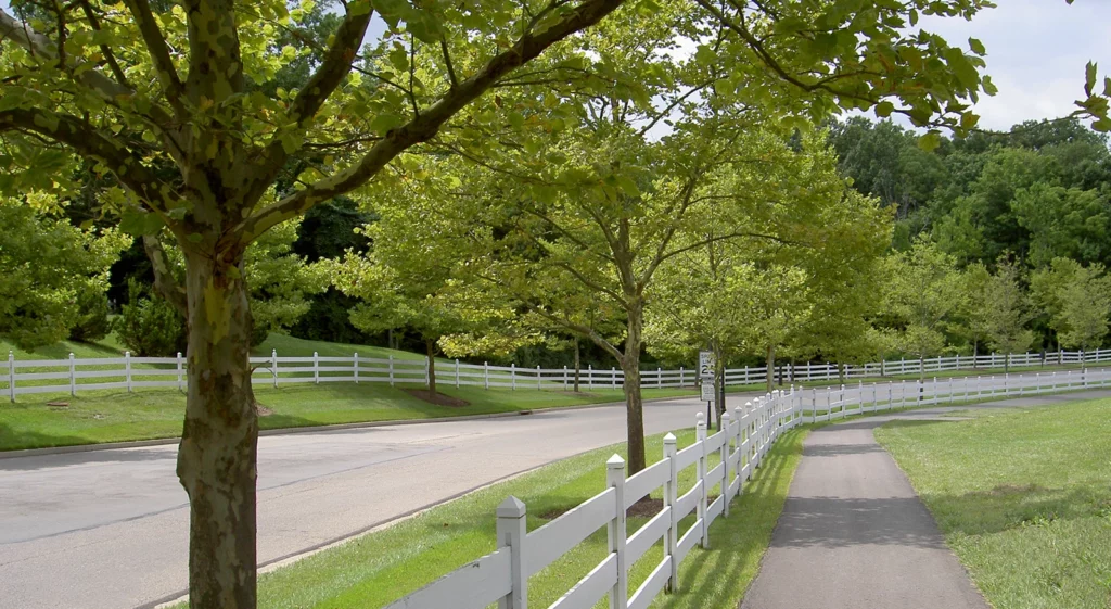 Fencing along road | Wetherington Golf and Country Club in West Chester, Ohio