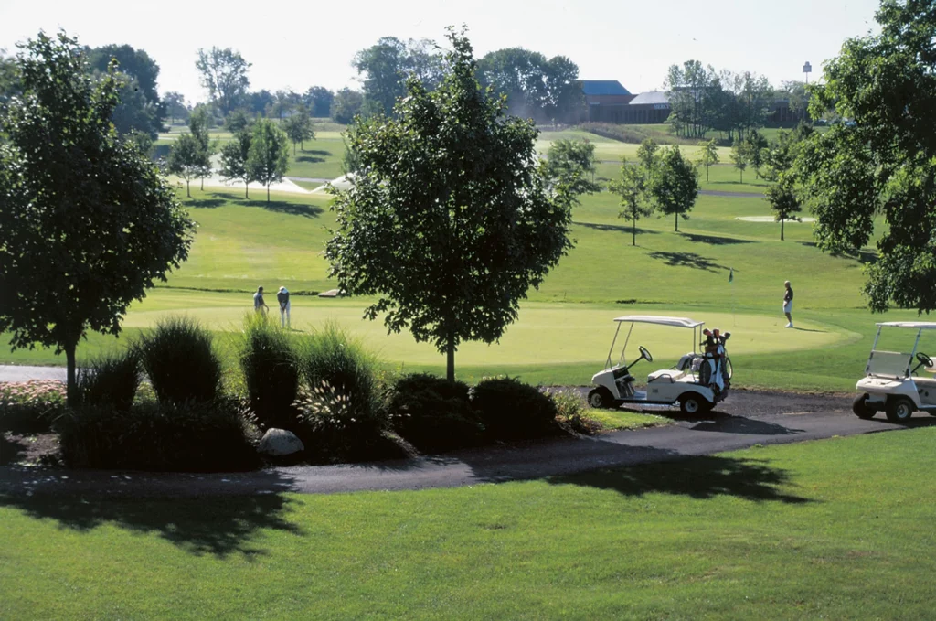Golfers with carts | Legendary Run in Pierce Township, Clermont County, Ohio